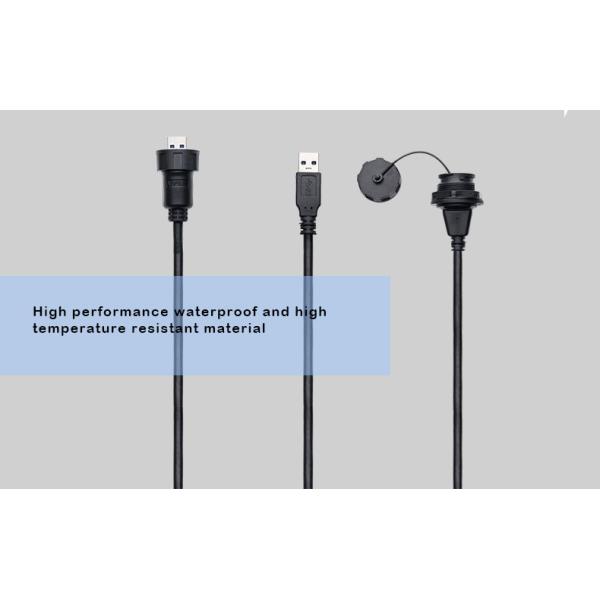 CNLINKO USB Plug Waterproof Usb 2.0 Panel Mount Waterproof Usb Female Connector