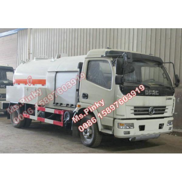 5000Liters to 5500Liters Propane Delivery Trucks Dongfeng Dolika DFAC Propane Bobtail Tanker Trucks by Manufacturer Sales