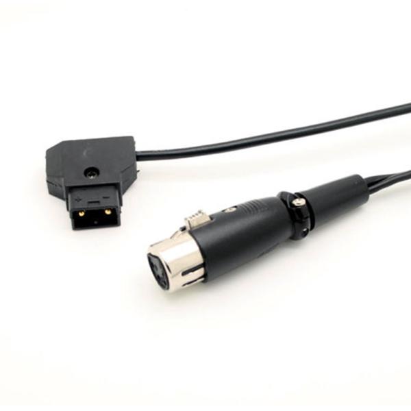 D-Tap Male to Female 4-Pin XLR Cable for Power Supply Battery Adapter 0.5M