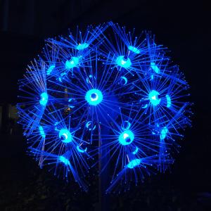 Led dandelion light commercial supplies outdoor waterproof decorating lights fiber optic flowers dandelion lawn lamp