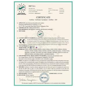 Chongqing UOP Photoelectric Technology Co., Ltd Certifications