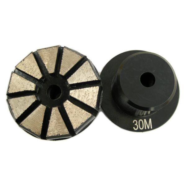 10mm Ground Grinding Metal Bond Tooling With 10 Segments Concrete Grinding Plugs