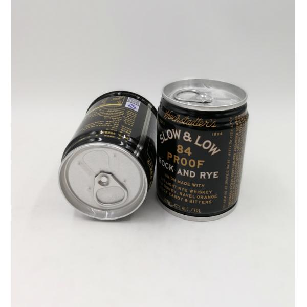 Recoverable 100ML Glossy Painting Alcohol Tin Can 0.21mm Thickness