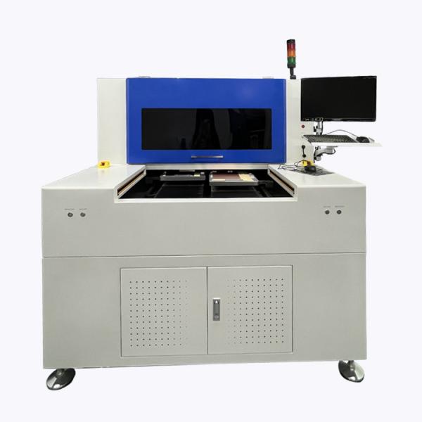 Buy Double Table CO2 Laser Cutting Machine Plate Metal Nonmetal FPC Splitting at wholesale prices