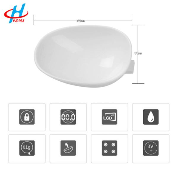 LCD Display Adjustable Spoon Scale Made of Durable Plastic and Stainless Steel Perfect for Accurate Weight Measurements