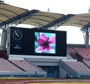 China SMD 3535 High Brightness IP65 P10 Led Screen For Live Sports Show on sale