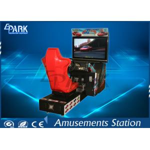 Quality 42 Inch Outrun Car Racing Game Machine With Colorful LED Screen For Adults for sale