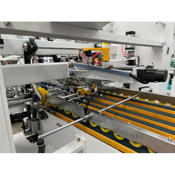 Electric Full Automatic Corrugated Paper Stapler Stitching Gluer Folding Gluing Machine