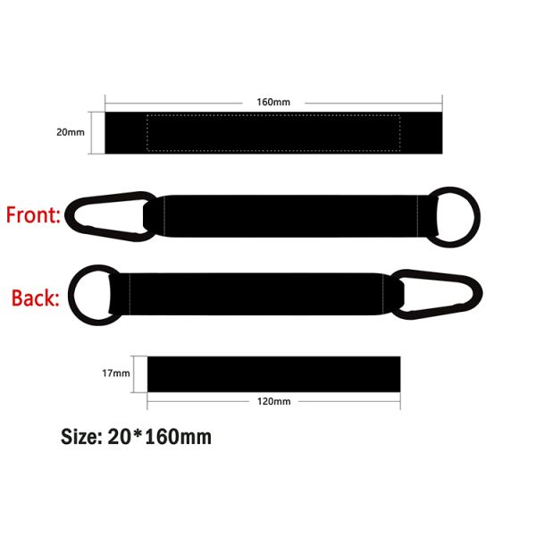 Custom logo silkscreen printed polyester lanyard neck straps perfect for keychains.