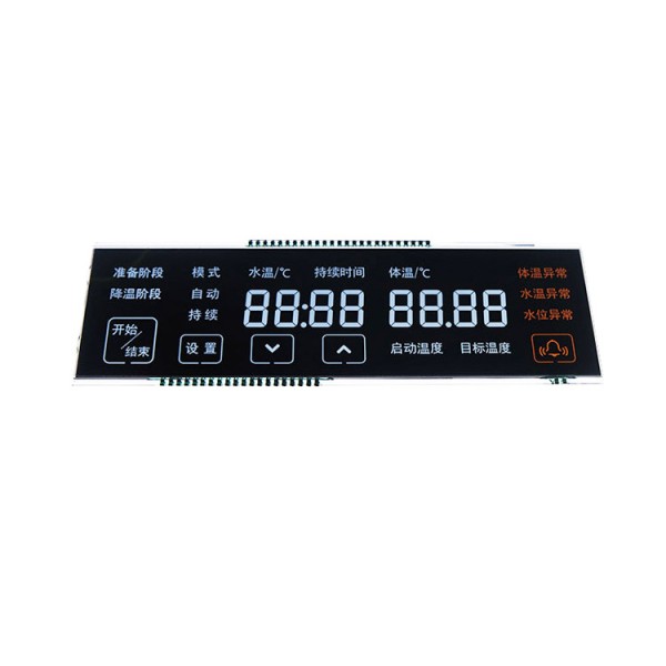 High Quality Customized Negative Display Temperature Lcd Display VA Segment Display