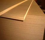 Environmental Friendly Laminated MDF Board White With Sanding Surface 680-720kg
