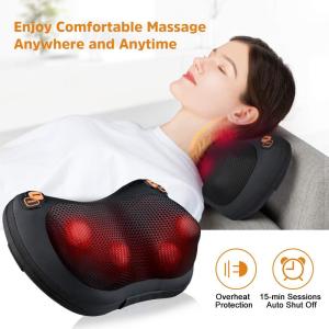 Relaxation Travel Neck Pillow With Massager 60Hz Vibrating Massage Pillow
