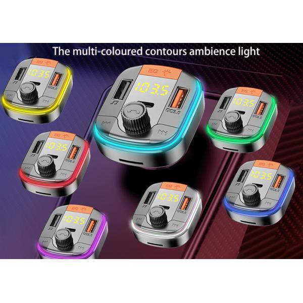 CVC Wireless Car MP3 FM Transmitter PD QC3.0 Dual USB Car Charger