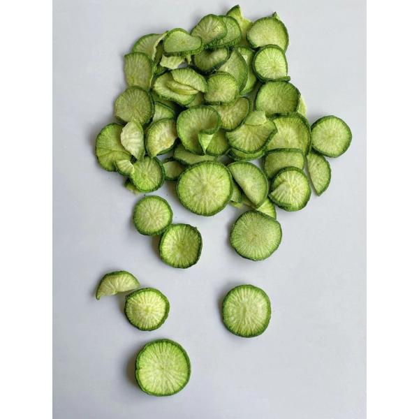 Low Temperature Vacuum Fried Vegetable Chips Crispy Green Radish Healthy Green Turnip