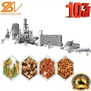 Quality Puffing Snack Dog Food Manufacturing Equipment SUS201 / SUS304 Grade for sale