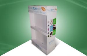 Quality Corrugated Eco Cardboard Free Standing Display Units , Cardboard Advertising Stand for sale