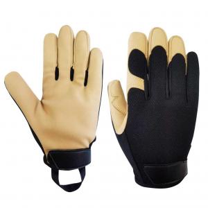 Quality High Abrasion Level 4 craftsman Mechanics Wear Gloves Breathable for sale