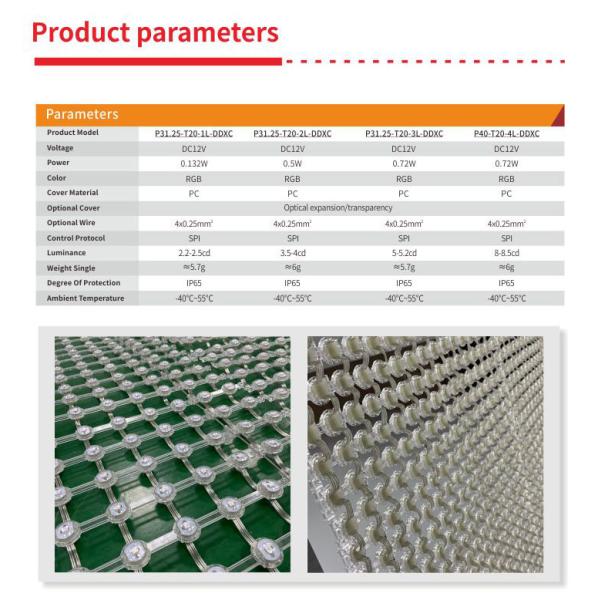 Media Facade Rgb Led Mesh Screen Foldable Intelligent Interactive Light Display