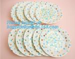 New Design birthday Party Gold Foil Golden Dot Hot Stamped Disposable Paper