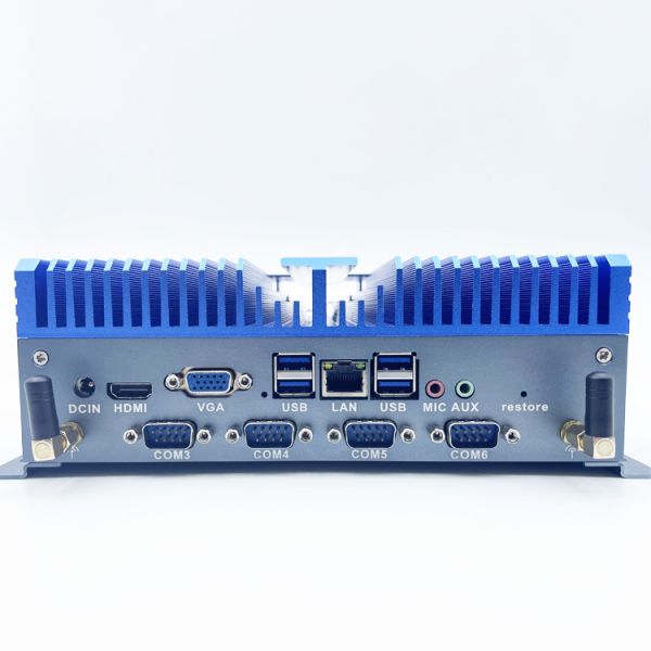 Fanless Embedded Computer Intel Core I3/i5/i7 Processor Triple Monitor Support Dual Gigabit LAN Industrial Grade Stock Available