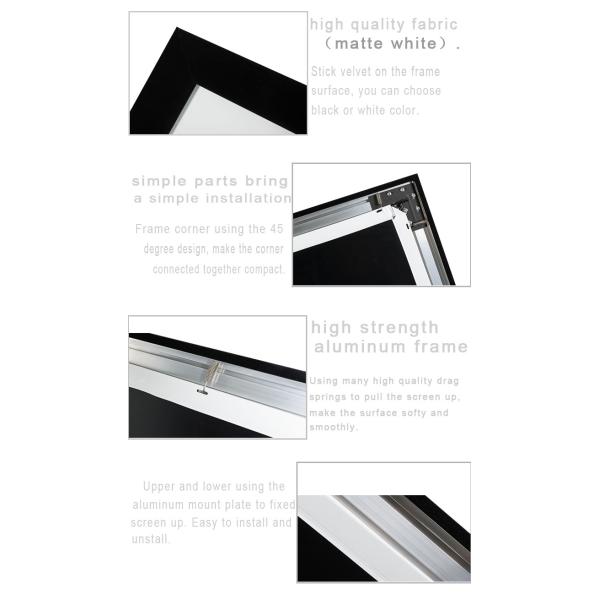 Wall Mount Motorized Projector Screen 120 Inch