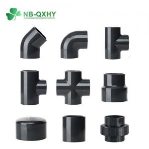 Quality Competitive PVC Pipes and Fittings All Size Sch40 Sch80 PVC Plumbing Pipe Fittings Forged for sale