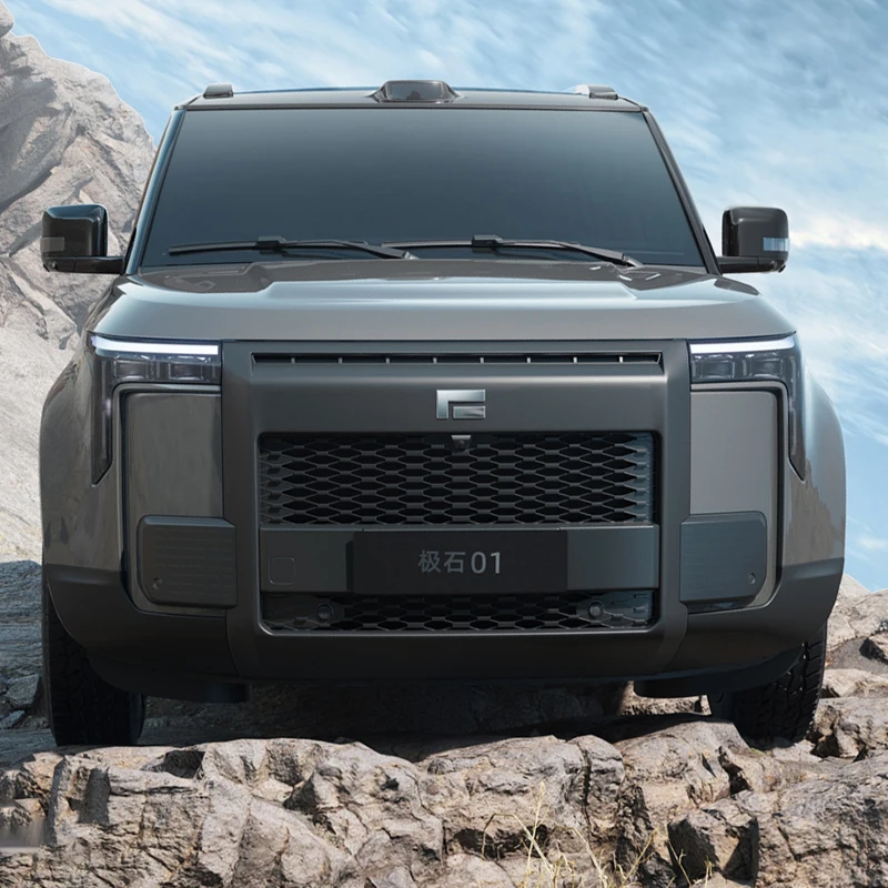 Hybrid Fuel Jishi 01 2023 Versatile 7 Seater Version Energy Vehicles Medium Large SUV Max Speed 200Km/h 2023 REEV Car