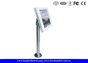 Quality 360 Degree Adjustable Secure Ipad Enclosure Desktop With 400 mm round pole for sale