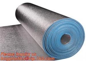Quality Aluminum foil coated with TapeMm EPE foam for thermal insulation,Thermal break foil covered foam insulation board,bagease for sale