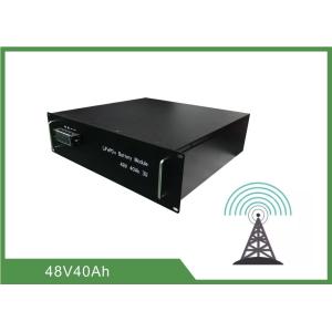 LiFePO4 Telecom Battery Long Life Deep Cycle 48V 40Ah Capacity 3U Rack With
