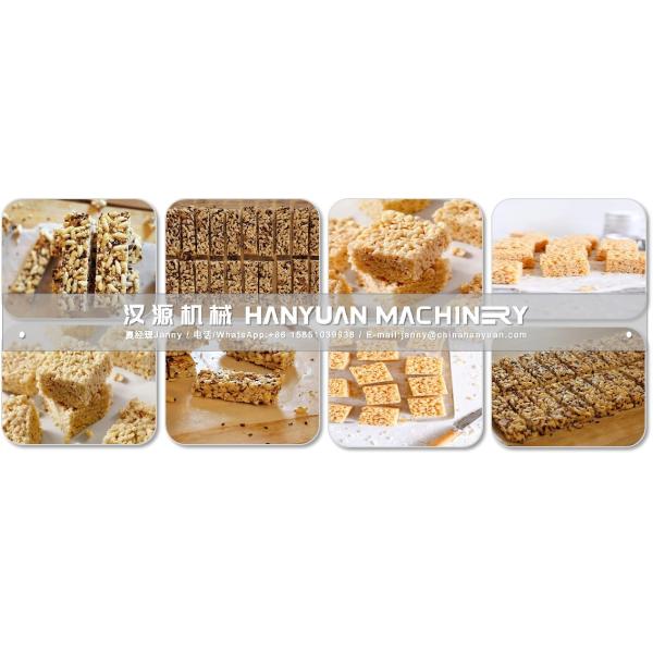 Soft Puffed Rice Bar Forming and Making Machine