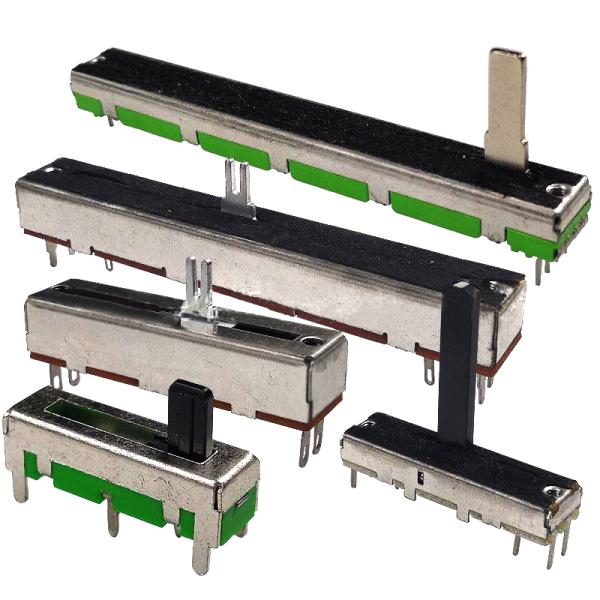 75mm Straight Slide Push Pull Potentiometer B10K A10K 20K 50K