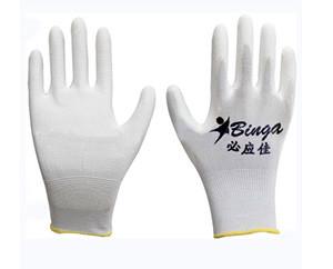 China PU Coated Gloves Crinkle and Smooth Finished Work Safety Gloves on sale