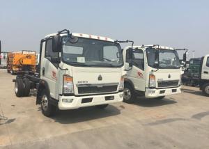 Quality 12 Tons HOWO Light Duty Commercial Trucks White Color 116HP Engine 4×2 Drive for sale