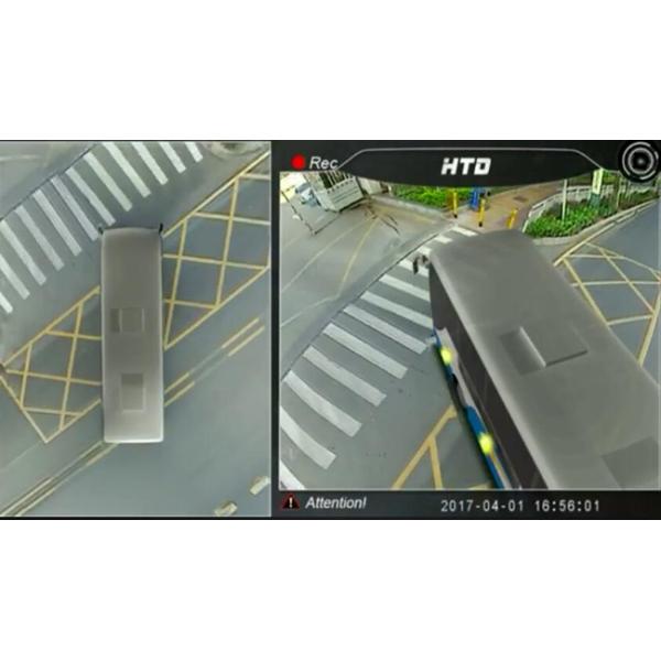 Fisheye Front And Rear Car Camera System , Monitoring 360 Surround View Car Camera