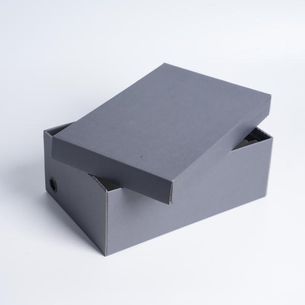 Eco-friendly Single Side Coating Rigid Cardboard Shoe Storage Box for Spot Goods