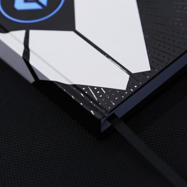 UV Logo Custom Journal Notebook Hardcover Unlined A5 5.8 X 8.3 Inch Size