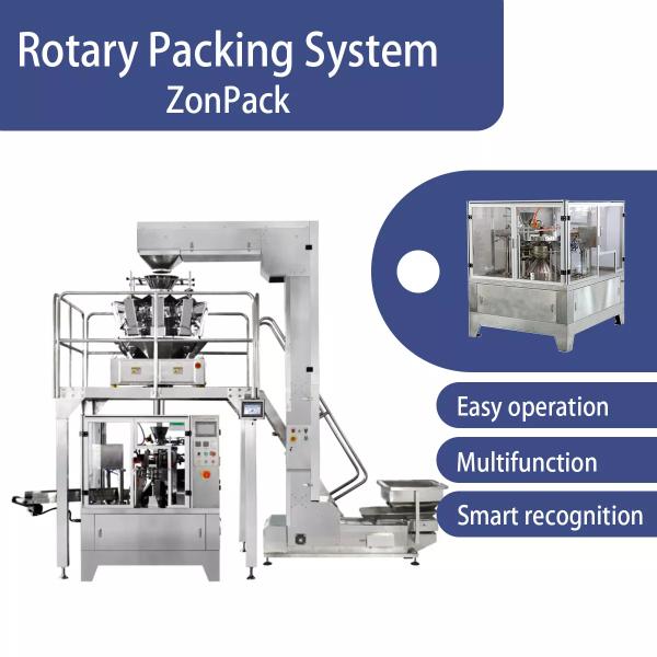 Automatic Snack Food Gummy Bear Candy Packing Machine PLC Control
