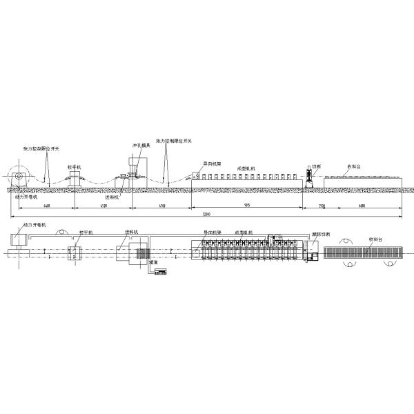 Galvanized Steel Cable Tray Trunking Wire Mesh Cold Rolled Forming Machines
