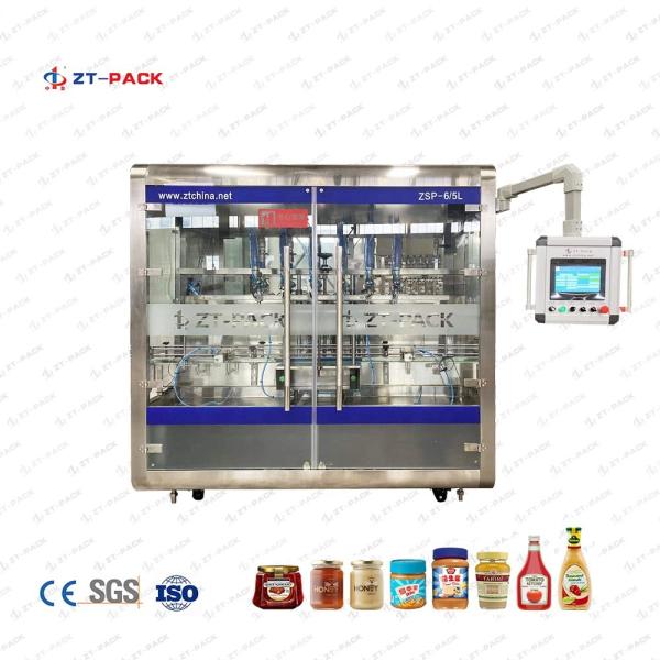 4000bph Ketchup Paste Jam Sauce Hot Filling plastic bottle drum Filling Machine