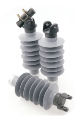 PA6 insulator with spring clamp