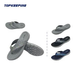 China Custom Logo Fashion Mens Sports Slippers EVA Stylish Flip Flop on sale