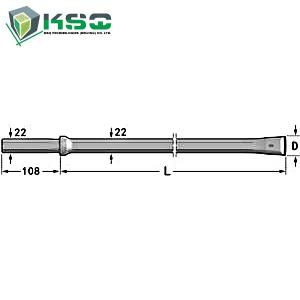 Quality 2000mm 8000mm Integral Drill Rod for sale