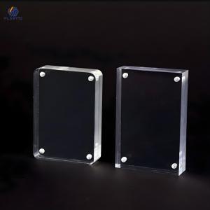 China Magnetic Acrylic Picture Frame 8mm Thickness Clear Standing Frame Customizable on sale