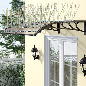 Quality 48cm Base Length Anti-climbing Pigeon Pins Adhesive Or Screw Alternative for sale