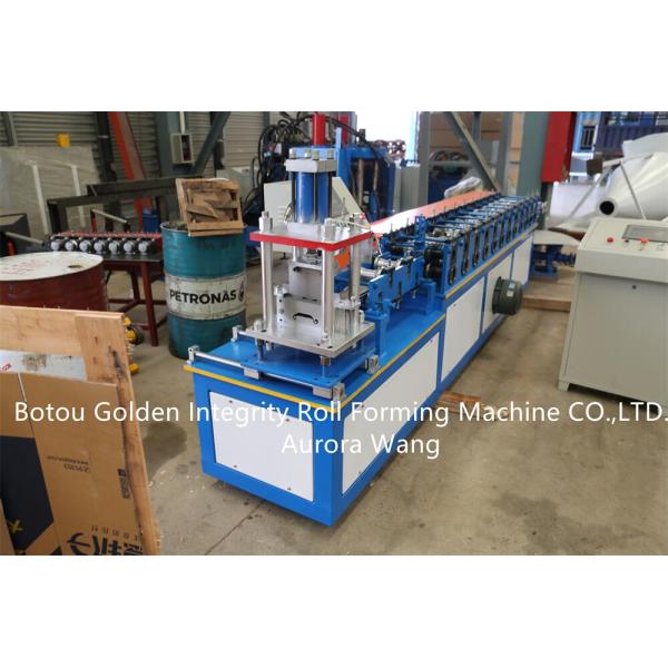 Colored Steel Roller Shutter Door Making Machine ISO9001 CE Standard