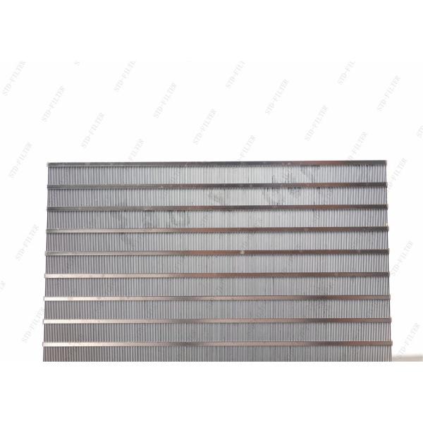 CE Certified High Precision 0.02 Mm Wedge Screen Filter For Petrochemical