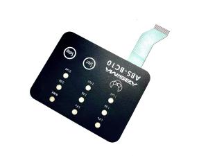 Quality Poly Dome PET Circuit Backlit Membrane Switch Power Saving With Silver Paste for sale