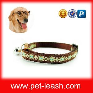 Quality Nylon adjustable dog collar fashion series, soft and firm QT-0051 for sale