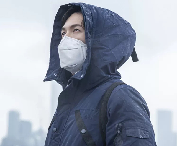 Folded KN95 FFP2 FPP3 Dust Mask For Children Anti Influenza Virus Protection